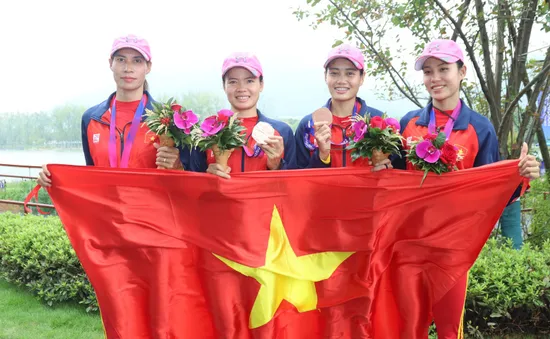 Rowing Việt Nam giành "cú đúp" HCĐ tại ASIAD 19 ngày 25/9