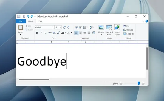 Microsoft khai tử WordPad sau gần 30 năm ra mắt