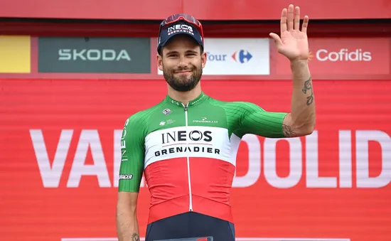 Flippo Ganna giành chiến thắng chặng 10 giải đua xe đạp La Vuelta 2023