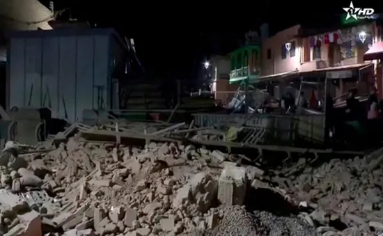 Khoảng 300 người thiệt mạng trong trận động đất mạnh nhất 120 năm ở Morocco