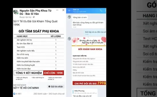 Mạo danh Sở Y tế TP Hồ Chí Minh “tung” gói khám giảm giá