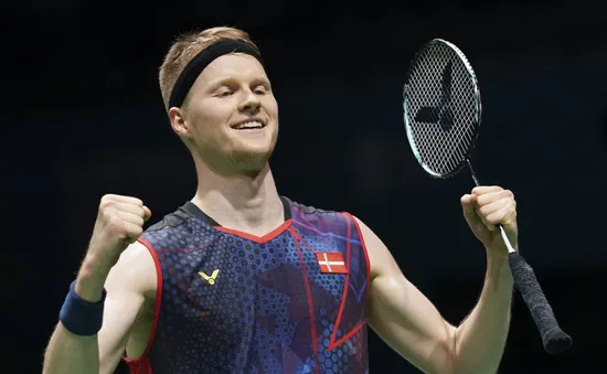 Anders Antonsen vô địch giải cầu lông Malaysia mở rộng