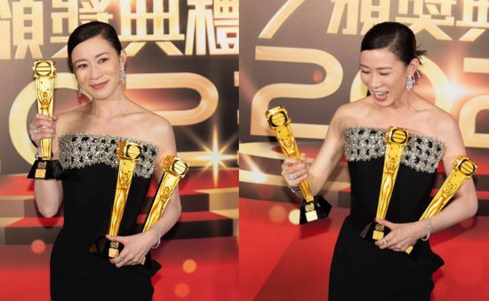 Xa Thi Mạn "vẫn như đang mơ" sau khi bội thu tại Lễ trao giải TVB Anniversary Awards