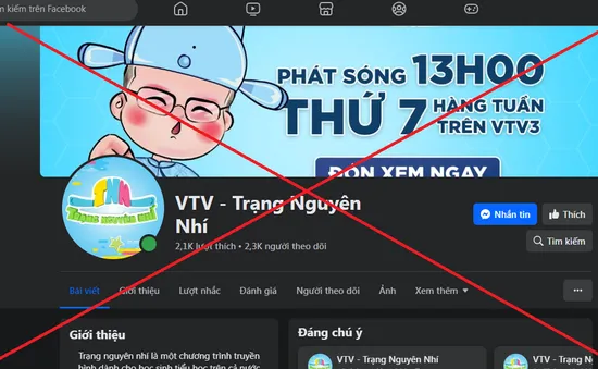 Cảnh báo giả mạo VTV tổ chức tuyển sinh Trạng nguyên nhí