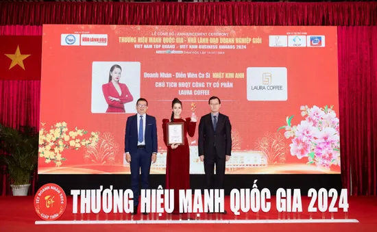 LAURA COFFEE nhận vinh danh tại Thương Hiệu Mạnh Quốc Gia 2024