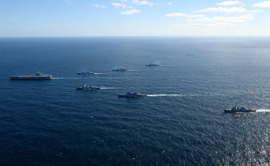 Mỹ - Hàn Quốc - Nhật Bản tập trận hải quân chung