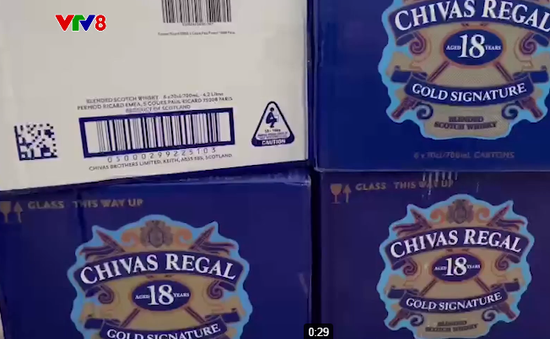 Phú Yên tạm giữ hơn 1900 chai rượu Chivas 18 không có hóa đơn chứng từ