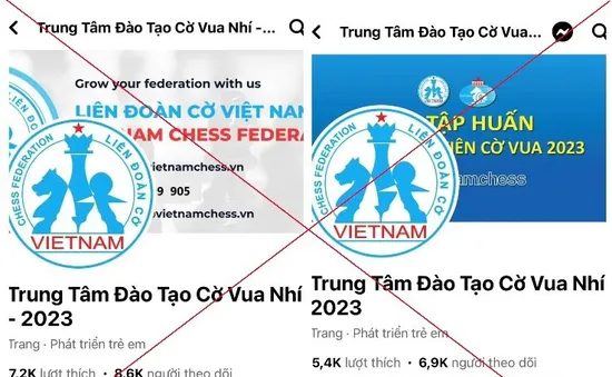 Cảnh báo Facebook giả mạo “Trung tâm Đào tạo Cờ vua nhí” để lừa đảo chiếm đoạt tài sản