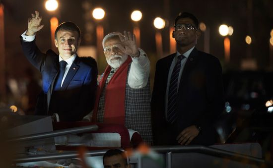 Tổng thống Pháp thăm Ấn Độ trước lễ kỷ niệm 75 năm Ngày Cộng hòa