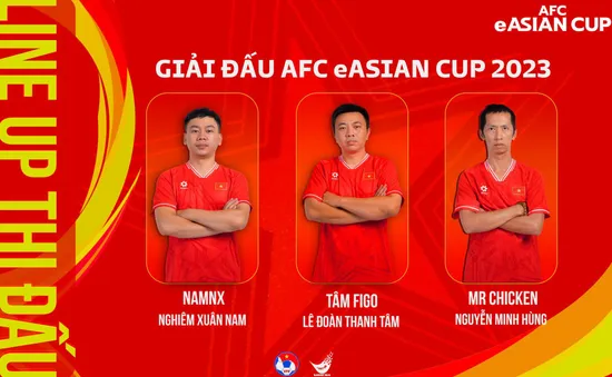 Đội tuyển eFootball Việt Nam sẵn sàng tranh tài tại eAsian Cup 2023