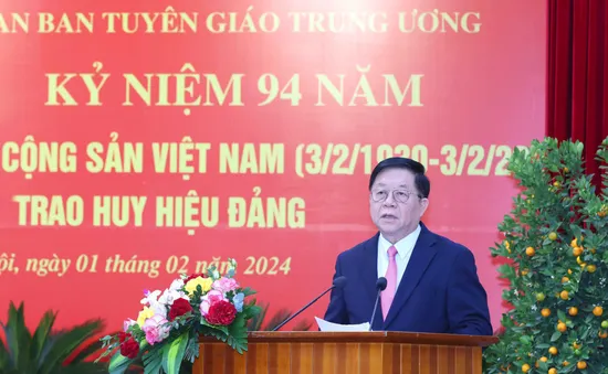 Ban Tuyên giáo Trung ương họp mặt kỷ niệm 94 năm Ngày thành lập Đảng