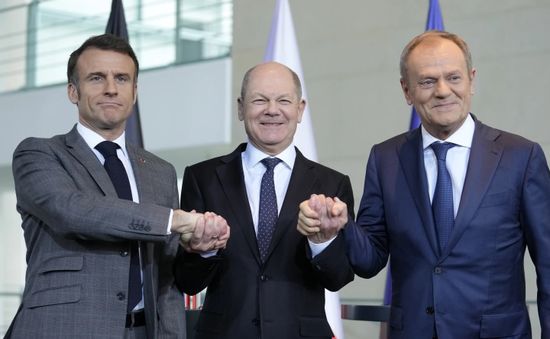 Hội nghị thượng đỉnh Đức - Pháp - Ba Lan họp bàn về Ukraine