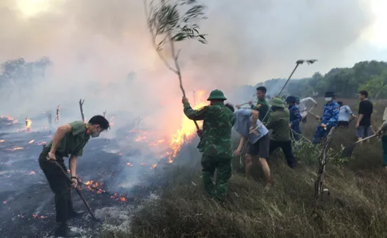 Phía Nam nắng khô kéo dài, nguy cơ cao bùng phát cháy rừng