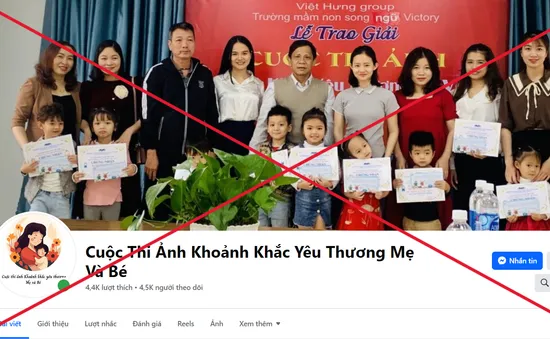 Cảnh giác trò lừa đảo mạo danh VTV tổ chức "Cuộc Thi Ảnh Khoảnh Khắc Yêu Thương Mẹ và Bé"