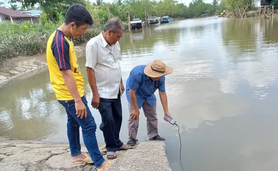 Xâm nhập mặn tại đồng bằng sông Cửu Long đạt đỉnh từ 10 - 13/3