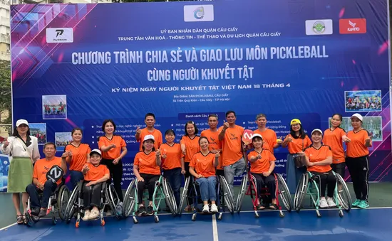 Chương trình chia sẻ và giao lưu môn Pickleball cùng người khuyết tật