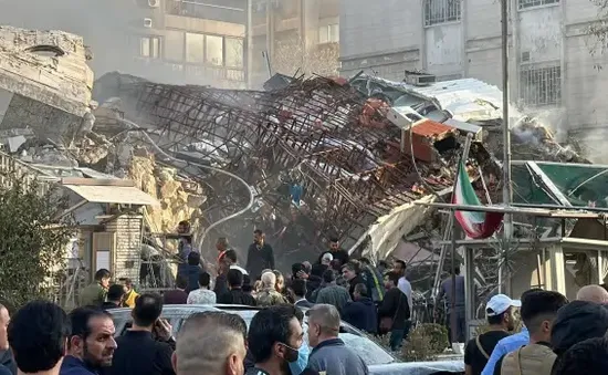 Đại sứ quán Iran ở Syria bị ném bom, 7 nhà ngoại giao thiệt mạng
