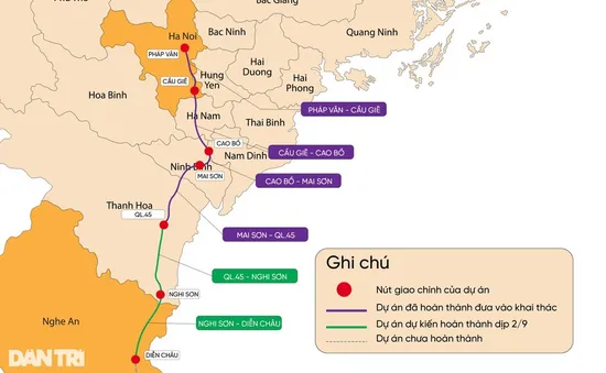 Đưa thêm nhiều đoạn đường bộ cao tốc vào khai thác trước 30/4