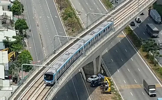 TP Hồ Chí Minh: Lần đầu chạy thử nghiệm tự động tàu metro số 1