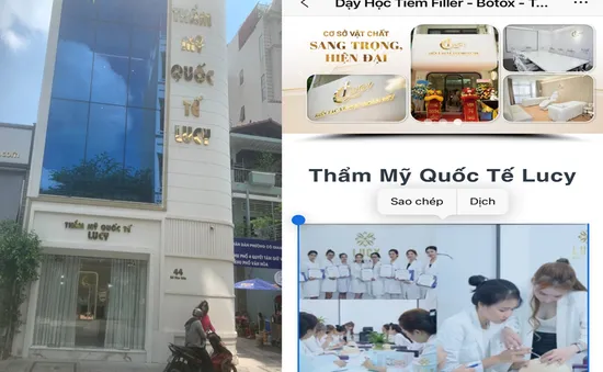 TP. Hồ Chí Minh: Một cơ sở cung cấp dịch vụ thẩm mỹ xâm lấn trái phép dù đang trong thời gian đình chỉ hoạt động