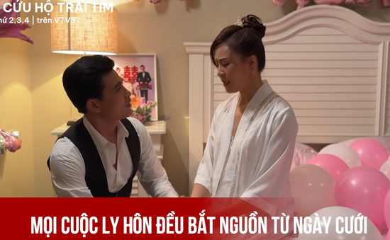 Đêm tân hôn lãng mạn của Hồng Diễm - Quang Sự trong Trạm cứu hộ trái tim