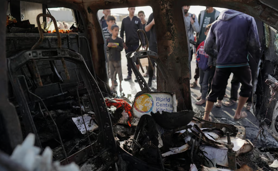 Israel sa thải 2 sĩ quan sau vụ không kích khiến 7 nhân viên cứu trợ tử vong ở Gaza