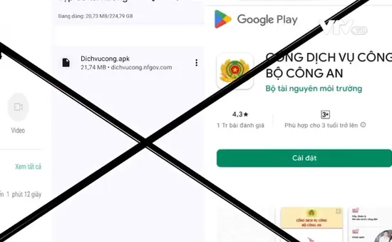 Lừa cài ứng dụng dịch vụ công giả để chiếm quyền điều khiển điện thoại