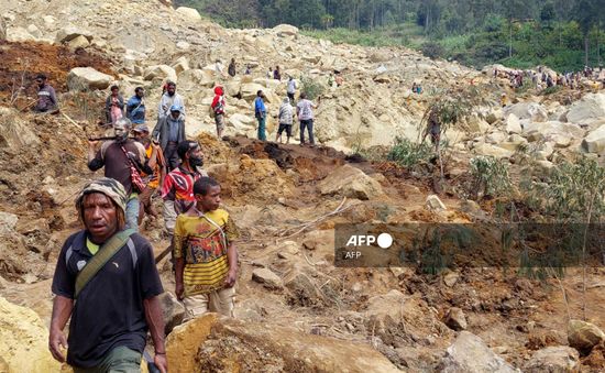 Hơn 2.000 người bị chôn vùi trong vụ lở đất ở Papua New Guinea