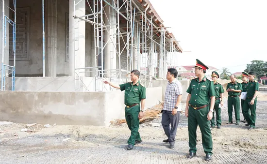 Bộ Tư lệnh TP Hồ Chí Minh kiểm tra tiến độ xây dựng Đền tưởng niệm Anh hùng liệt sĩ Chiến khu Rừng Sác