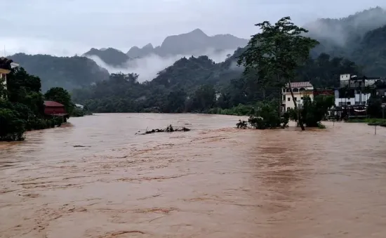 Mực nước sông Gâm tiếp tục lên, Hà Giang chủ động ứng phó nguy cơ ngập lụt