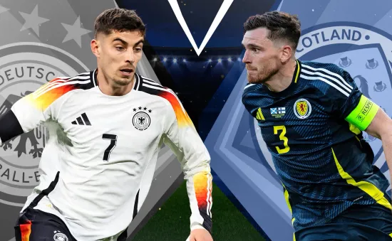 Lịch thi đấu và trực tiếp ngày khai mạc Euro 2024 trên VTV: ĐT Đức vs ĐT Scotland