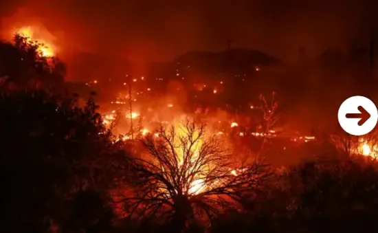 Cháy rừng nghiêm trọng ở California thiêu rụi hàng nghìn hecta đất, 1.200 người buộc phải sơ tán