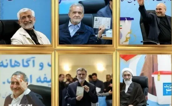 Cử tri Iran bắt đầu đi bỏ phiếu bầu Tổng thống lần thứ 14