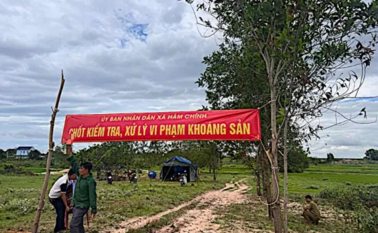 Bình Thuận: Nhiều xã lập chốt chặn, kiểm tra xử lý nạn khai thác cát trái phép