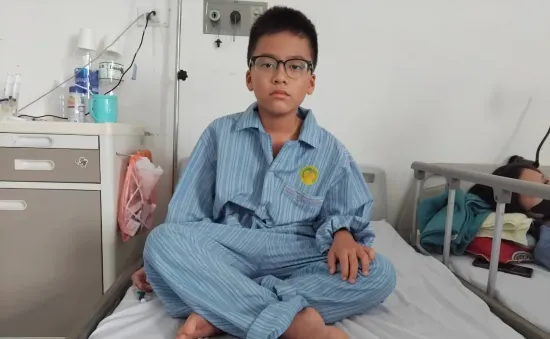 Bệnh nhi 10 tuổi mắc bệnh tim bẩm sinh ở Nam Định đã được ra viện