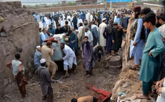 Hàng trăm người thương vong do mưa bão ở Afghanistan