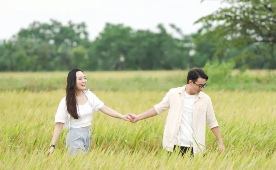 Quê lúa nên thơ trong MV "Về Thái Bình quê anh"