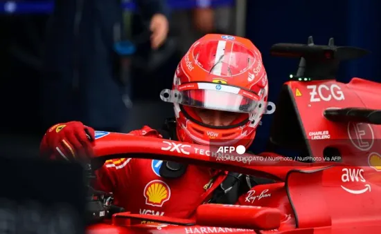 Đua phân hạng GP Bỉ: Charles Leclerc giành quyền xuất phát