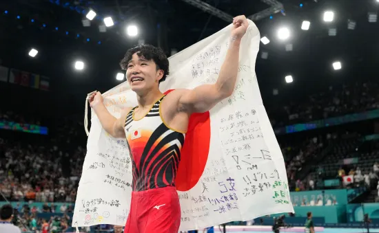 Oka Shinosuke giành HCV toàn năng môn thể dục dụng cụ | Olympic 2024