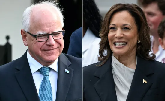 Bà Kamala Harris chọn Thống đốc Tim Walz làm “phó tướng”