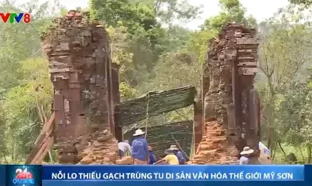 Nỗi lo thiếu gạch trùng tu Di tích Mỹ Sơn