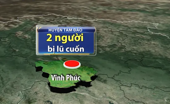 2 người chết do bị lũ ống cuốn trôi tại Tam Đảo (Vĩnh Phúc)