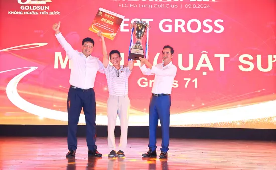 Golfer Vũ Thái Hà vô địch giải Goldsun Cup 2024