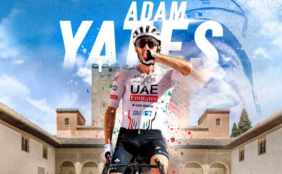 Adam Yates về nhất chặng 9 giải xe đạp La Vuelta