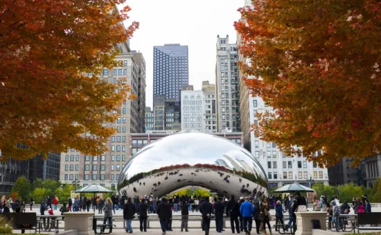 Có một “hạt đậu khổng lồ” ở Chicago