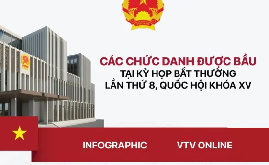 [Infographic] Các chức danh được bầu, phê chuẩn bổ nhiệm tại Kỳ họp bất thường lần thứ 8