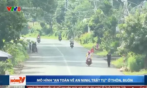 Mô hình "An toàn về an ninh trật tự" ở thôn, buôn