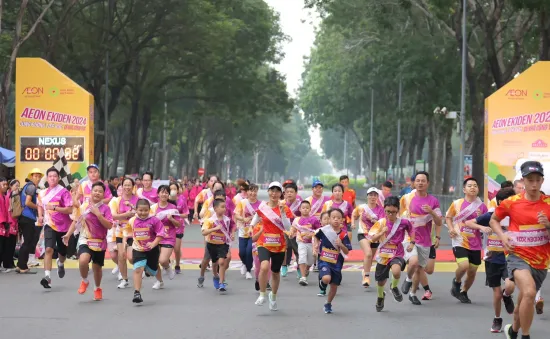 Giải chạy Aeon Ekiden 2024 thu hút gần 4000 người tham gia