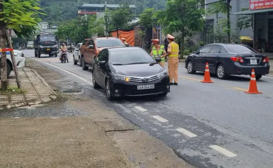 Lào Cai: Cảnh sát giao thông tuần tra 24/24 giờ dịp lễ 2/9