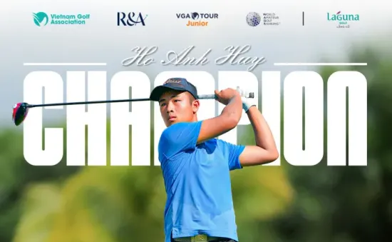 Hồ Anh Huy giành danh hiệu VGA Junior Tour đầu tiên sự nghiệp